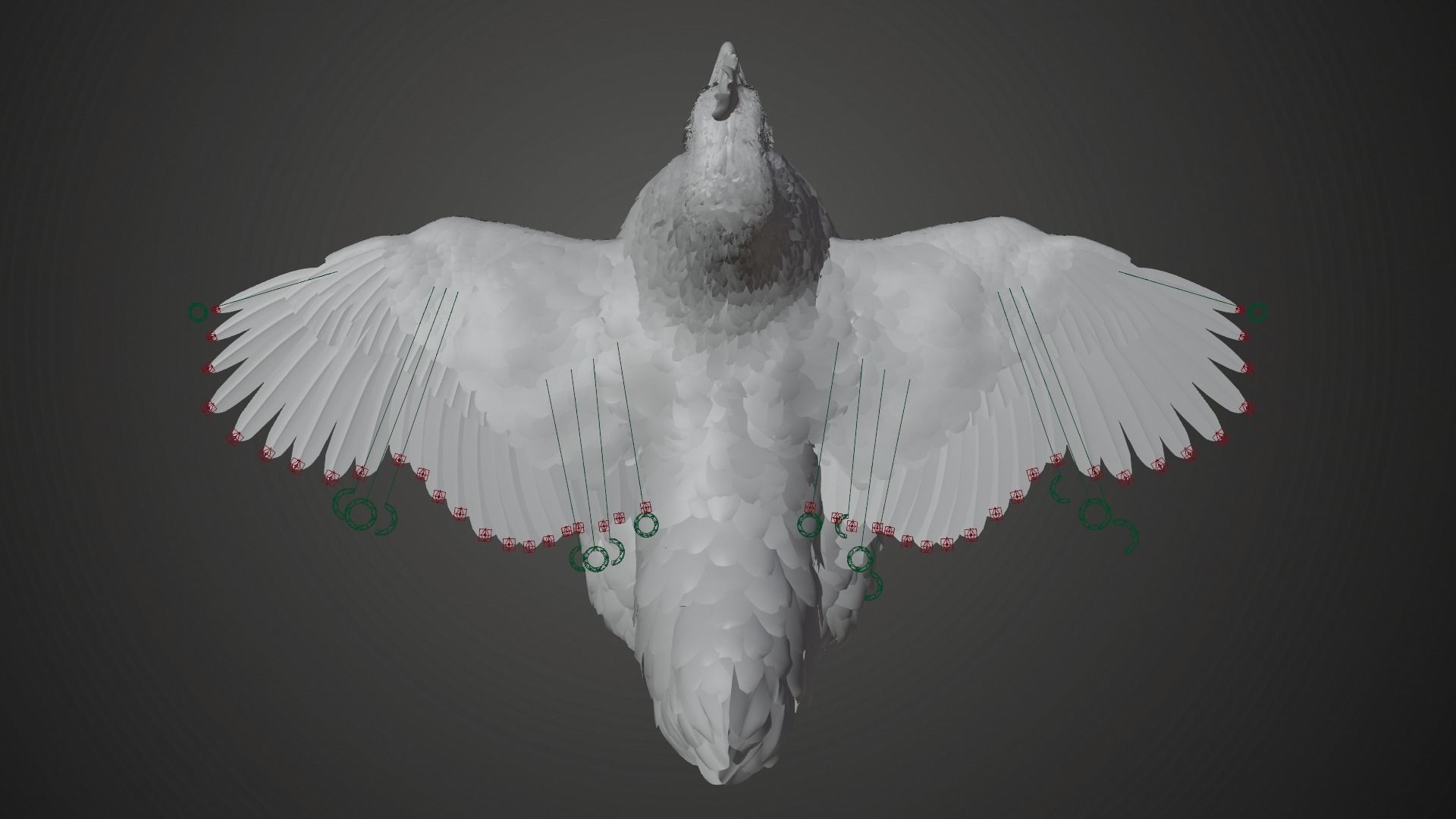 Red Hen Animated VFX Grace 3D model_27