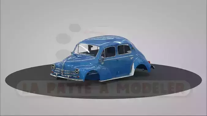 Renault 4 Chevaux LPAM 3D model