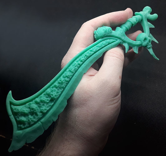 Undead sword 3d print 3D print model