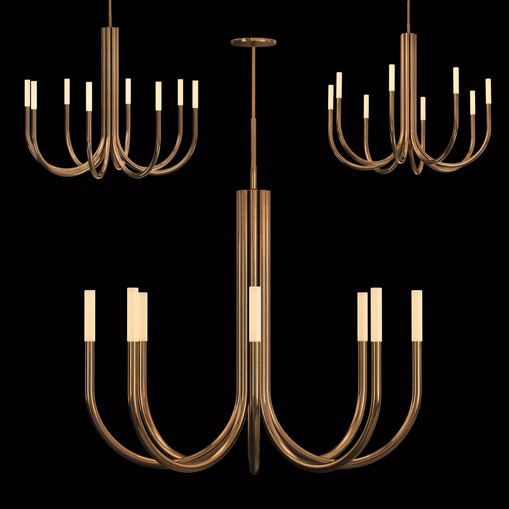 ROUSSEAU ROUND CHANDELIER 38 3D model_0