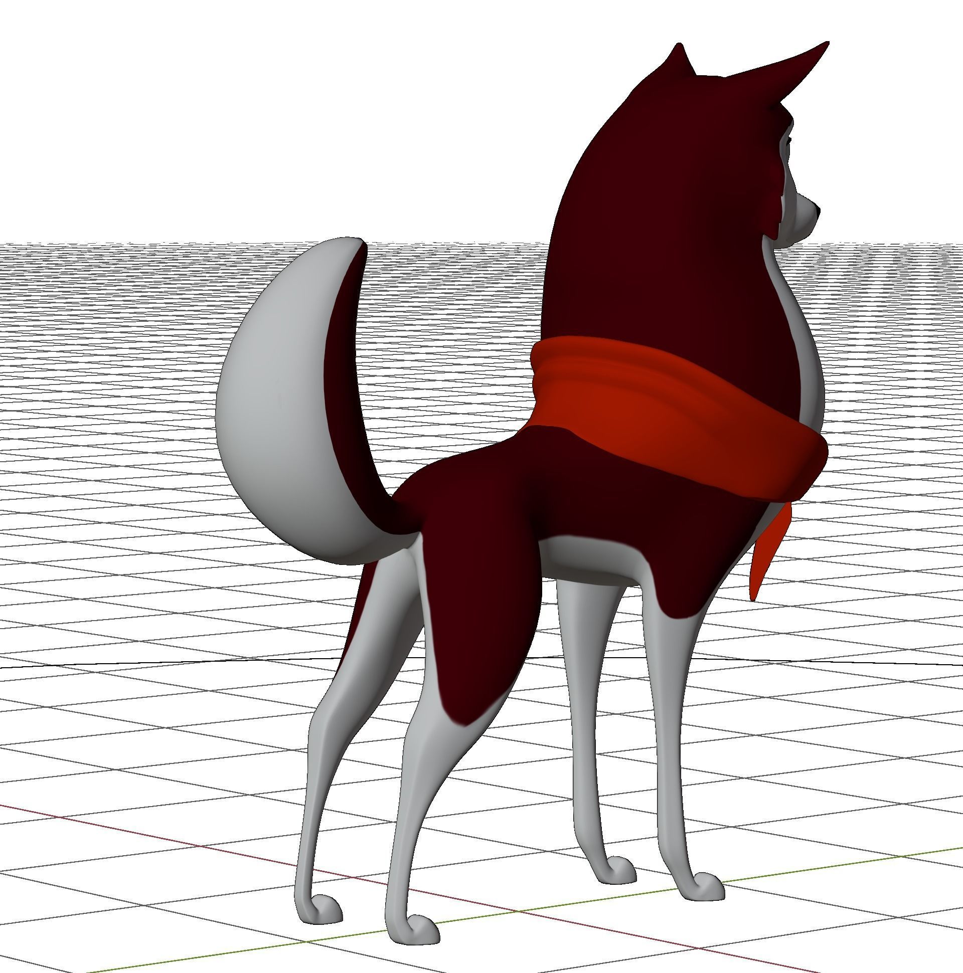 Jenna Balto Low-poly 3D model_29