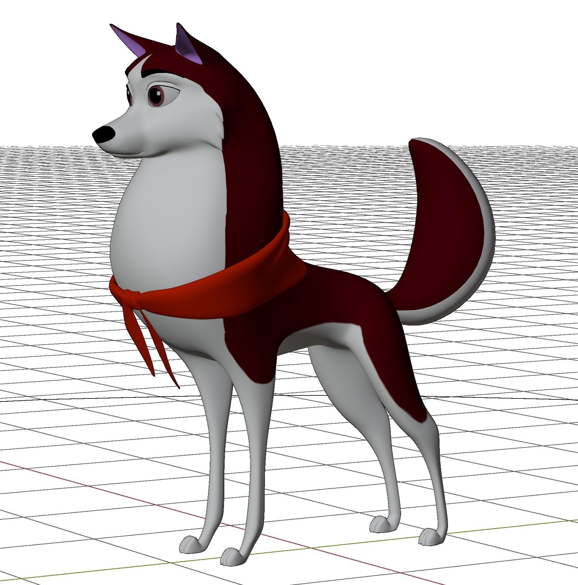 Jenna Balto Low-poly 3D model_47