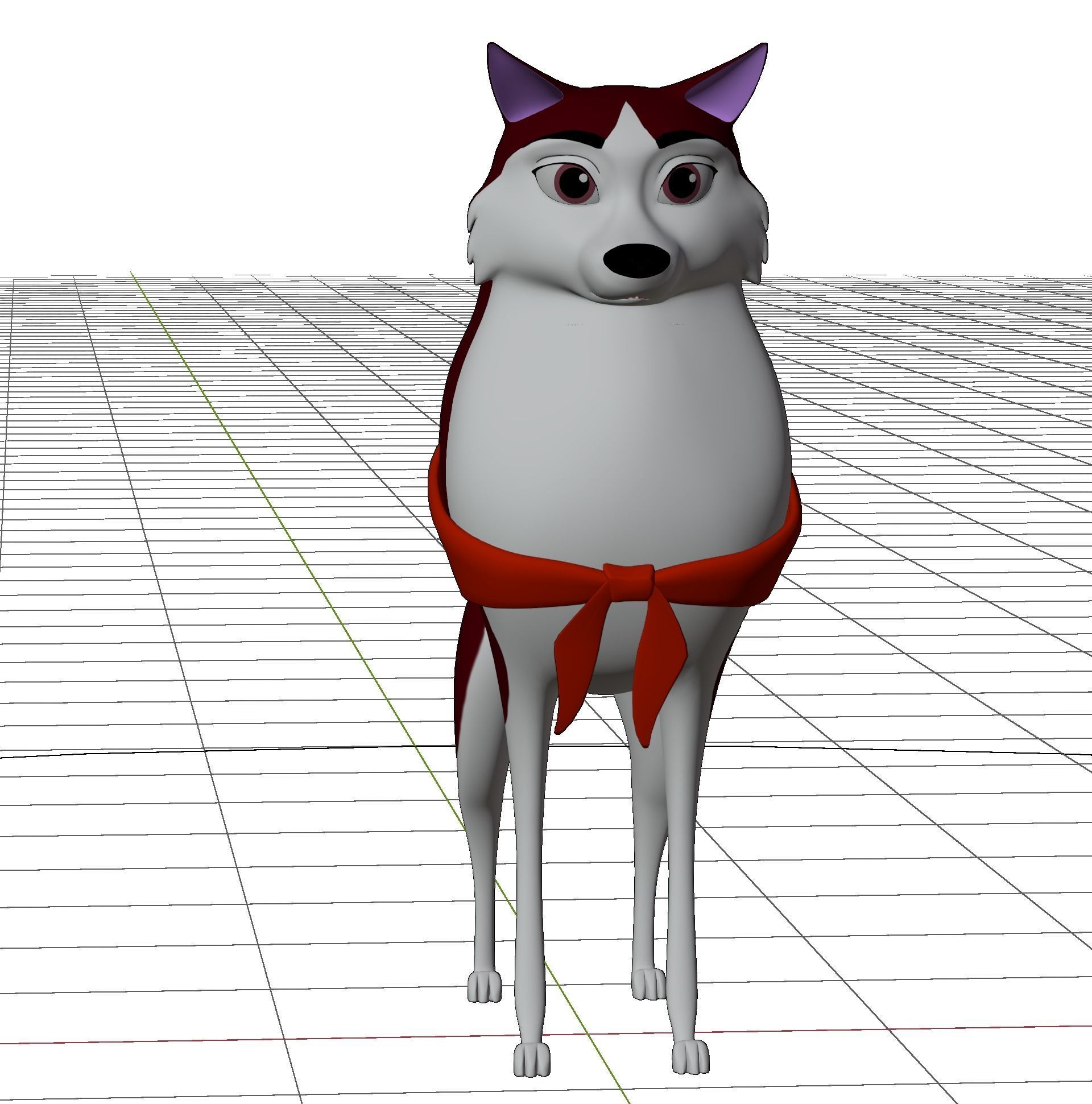 Jenna Balto Low-poly 3D model_16