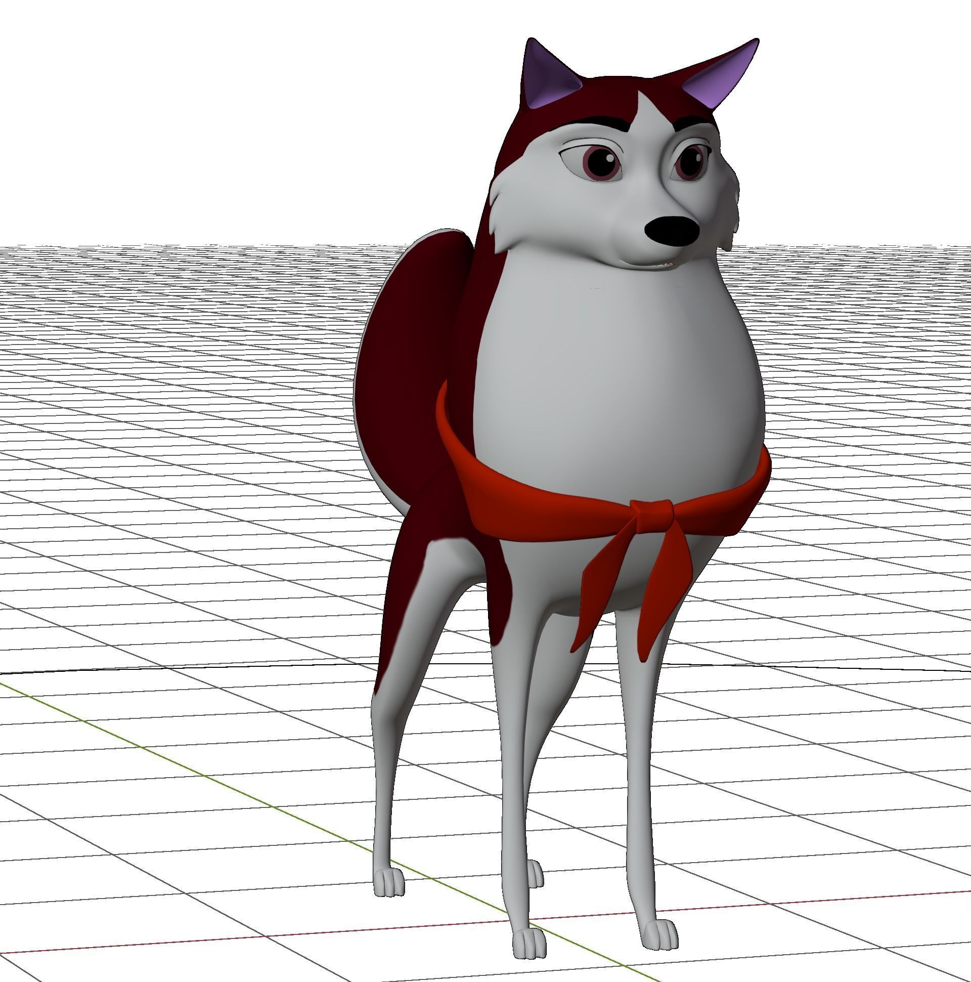 Jenna Balto Low-poly 3D model_18