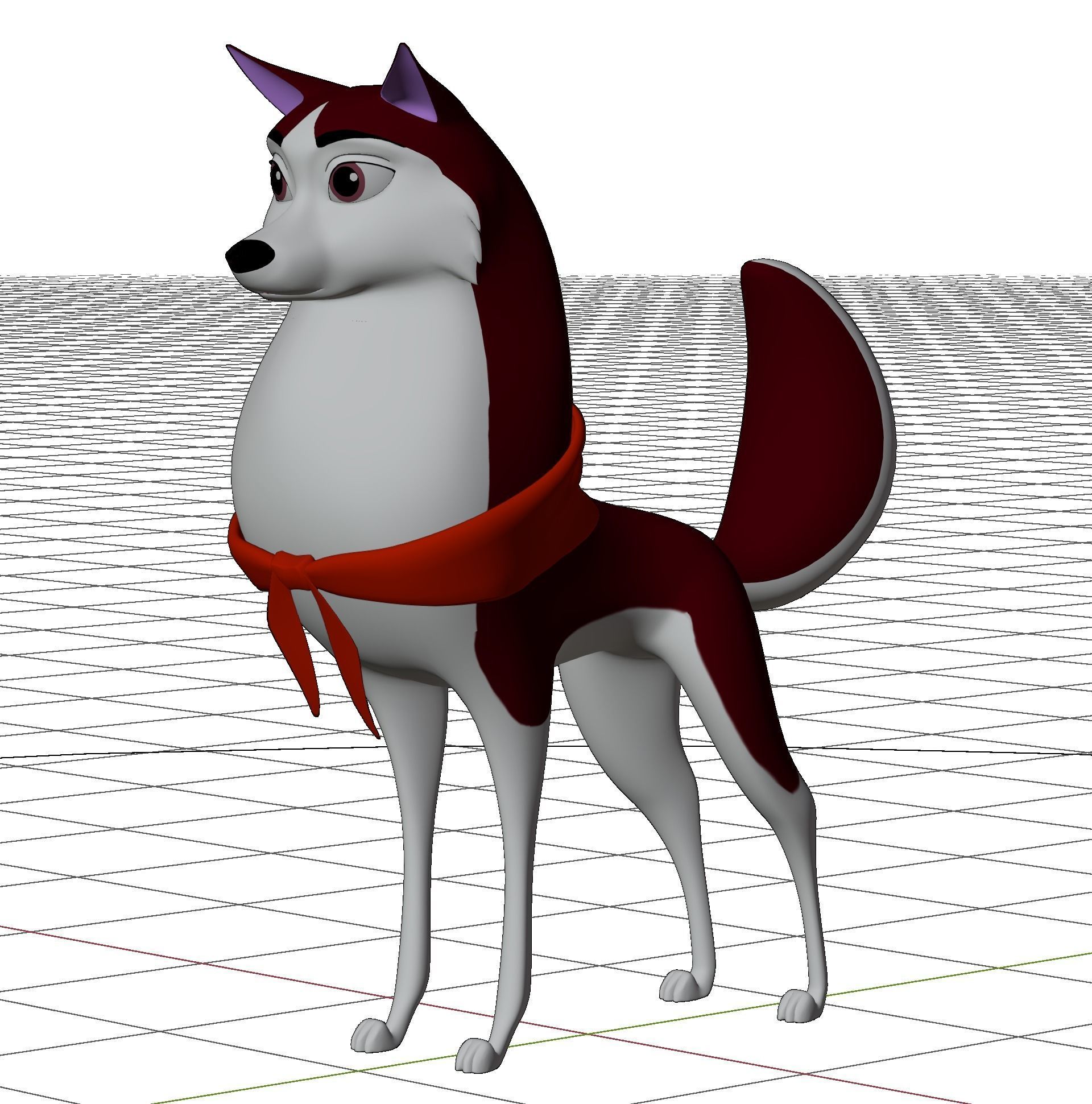 Jenna Balto Low-poly 3D model_49