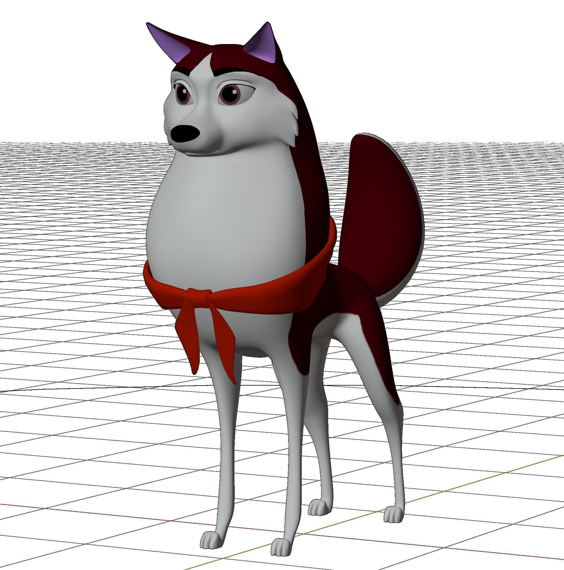 Jenna Balto Low-poly 3D model_54