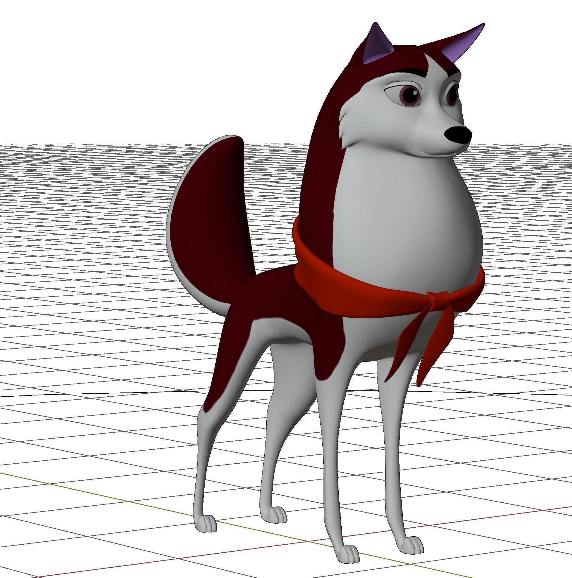 Jenna Balto Low-poly 3D model_20