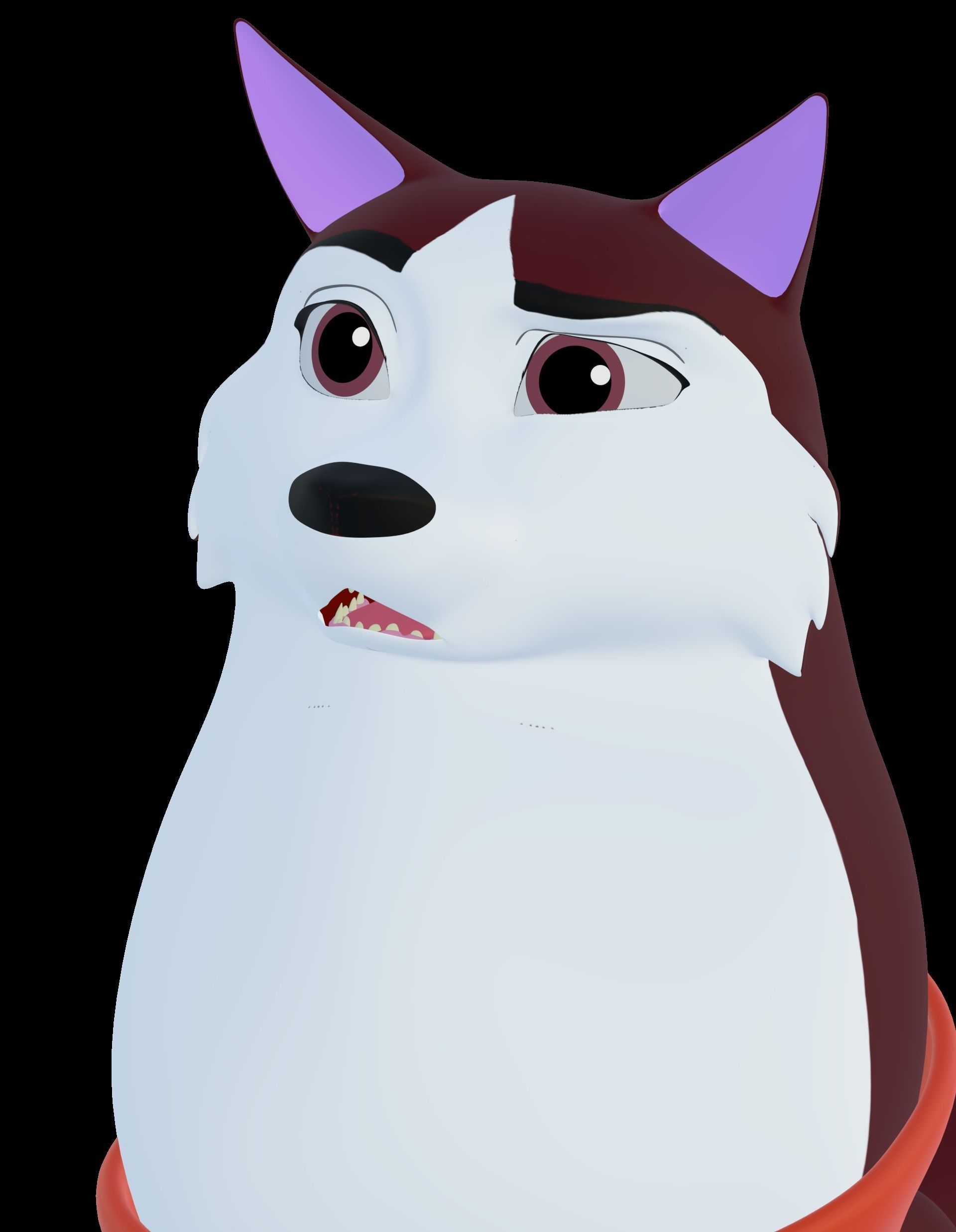 Jenna Balto Low-poly 3D model_3