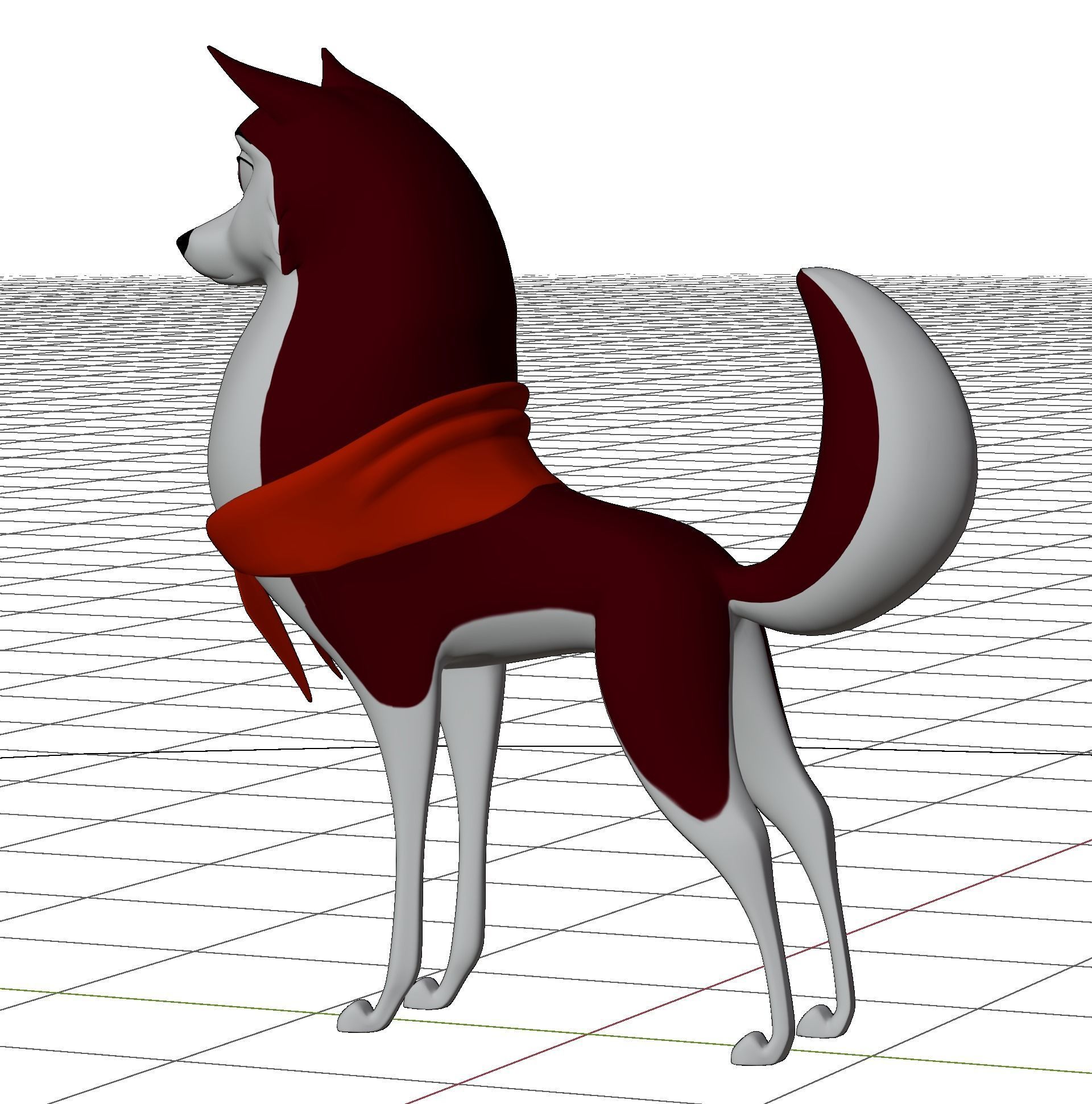 Jenna Balto Low-poly 3D model_40