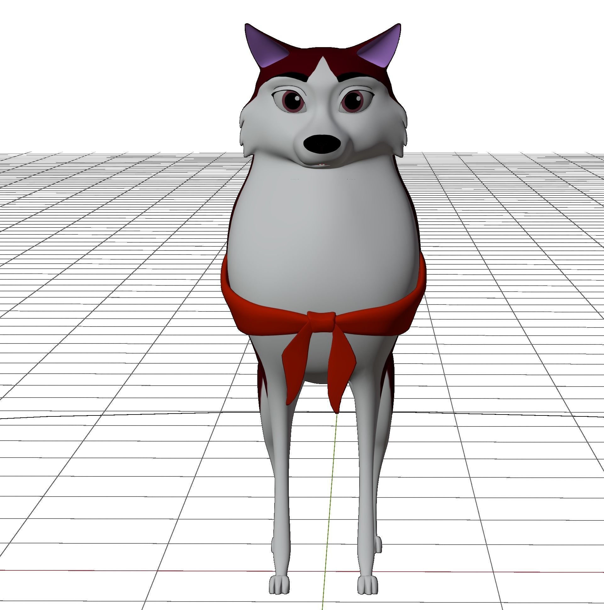 Jenna Balto Low-poly 3D model_15