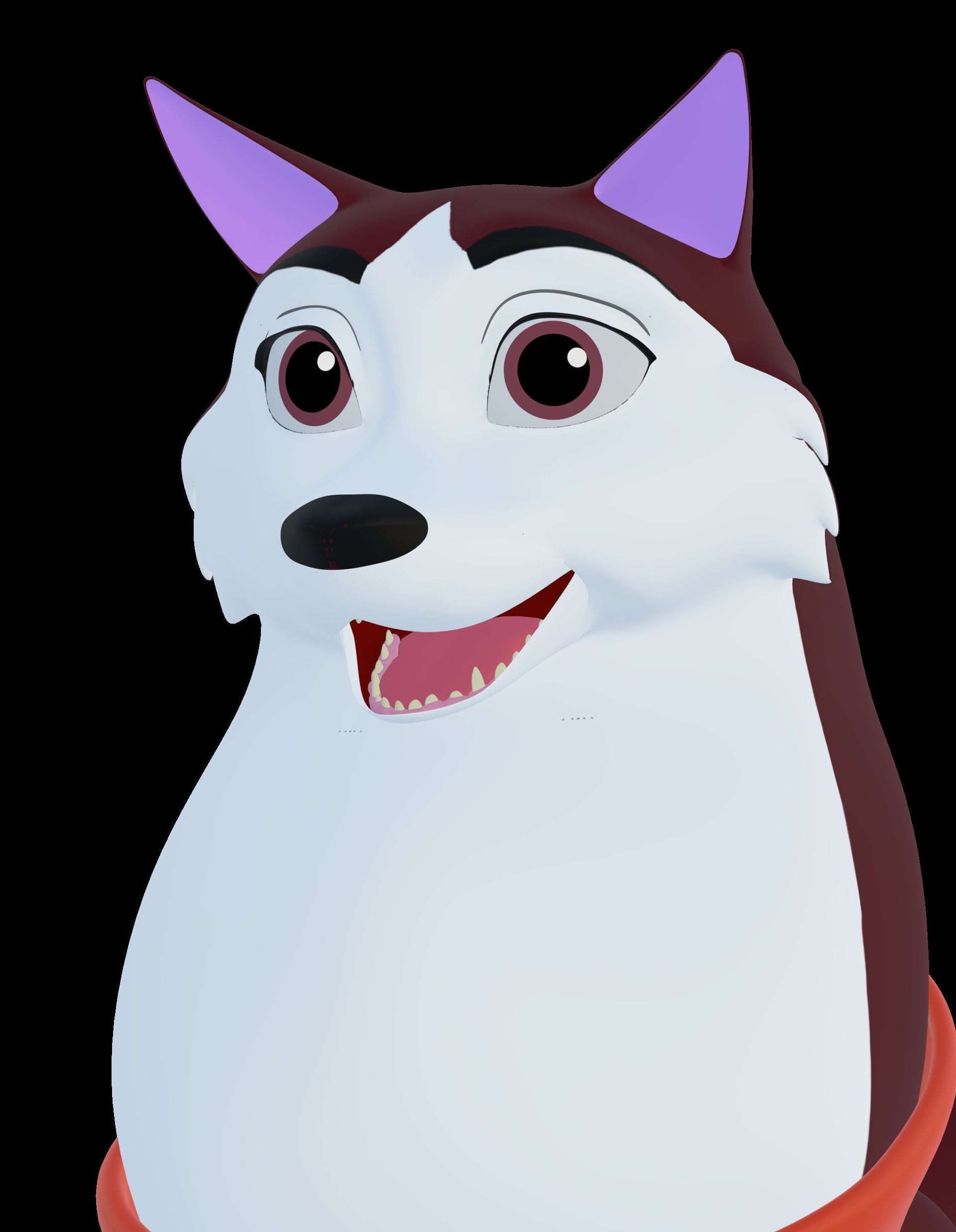 Jenna Balto Low-poly 3D model_2