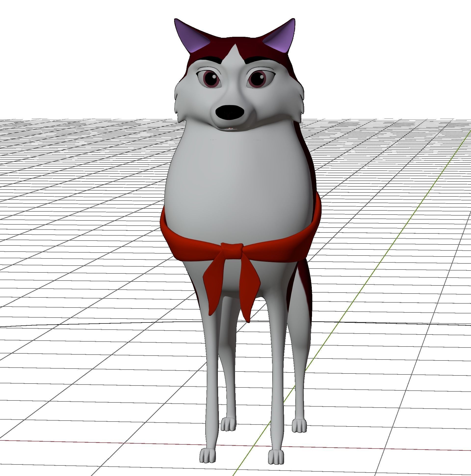 Jenna Balto Low-poly 3D model_14