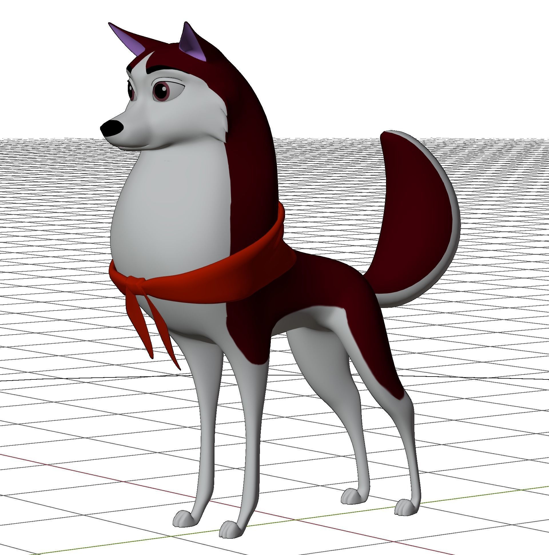 Jenna Balto Low-poly 3D model_48