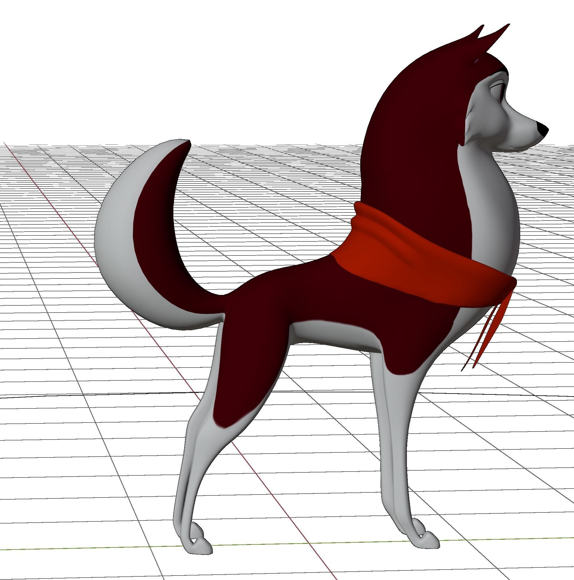 Jenna Balto Low-poly 3D model_26