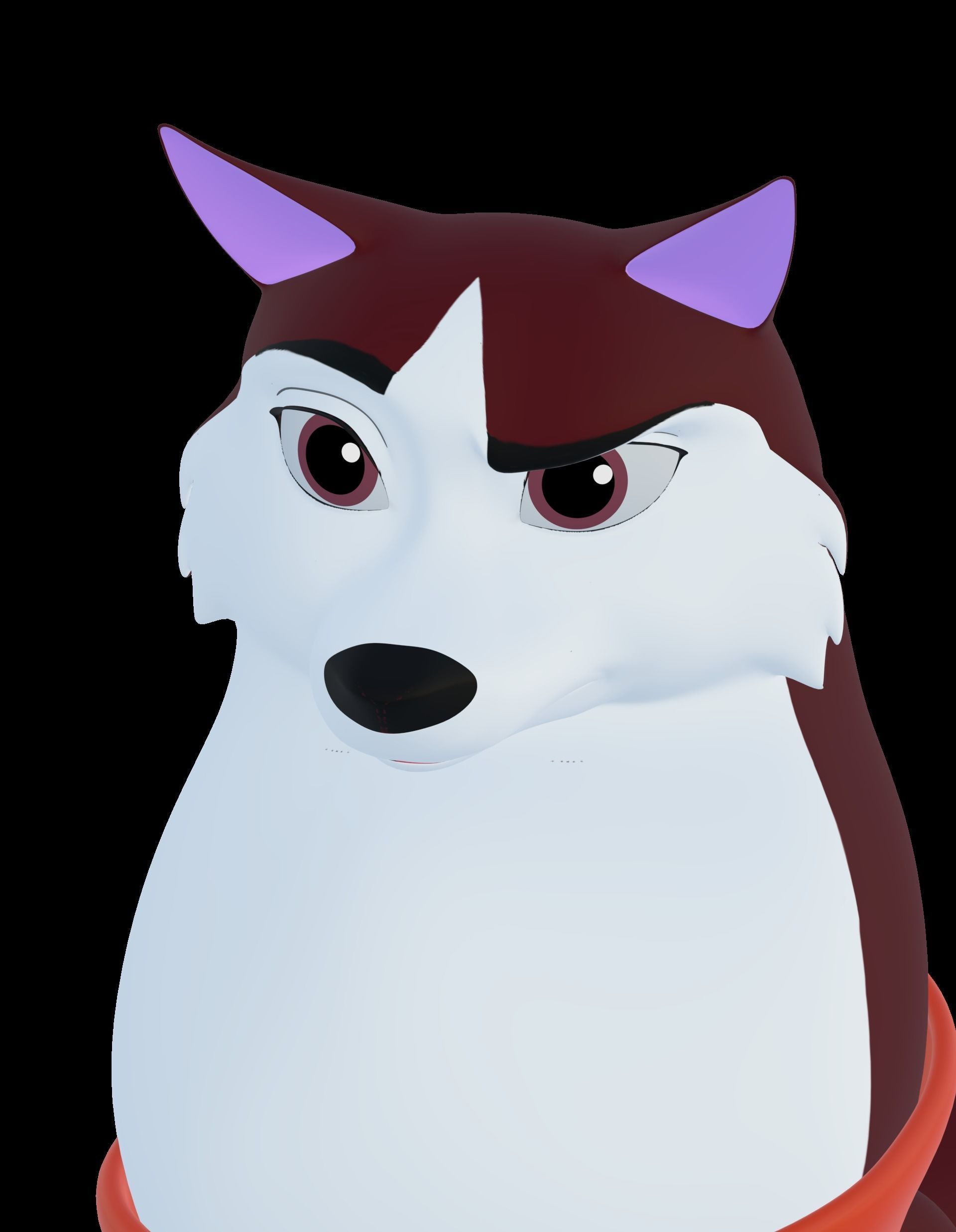 Jenna Balto Low-poly 3D model_5