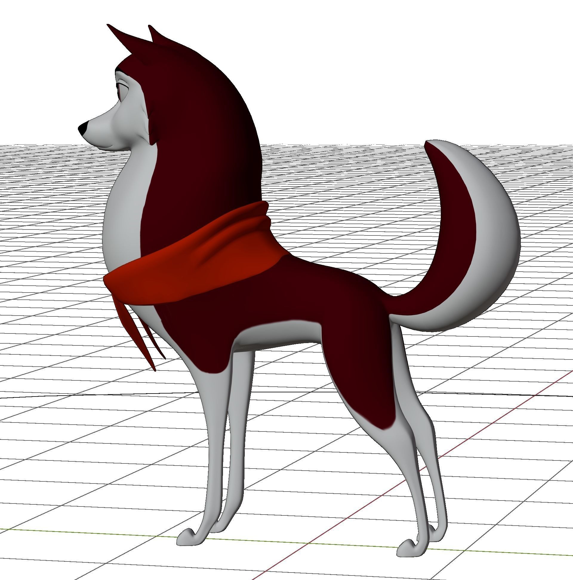 Jenna Balto Low-poly 3D model_41