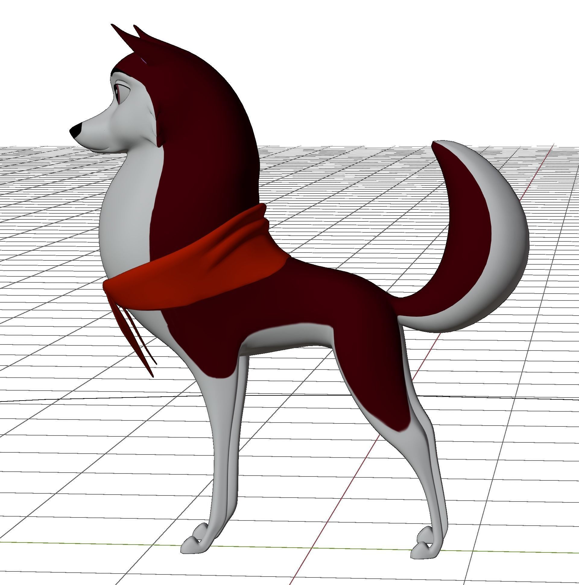 Jenna Balto Low-poly 3D model_42