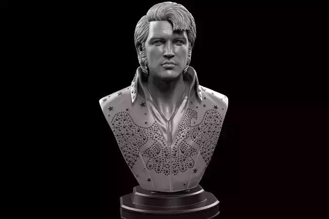 Elvis Presley Bust 3D print model
