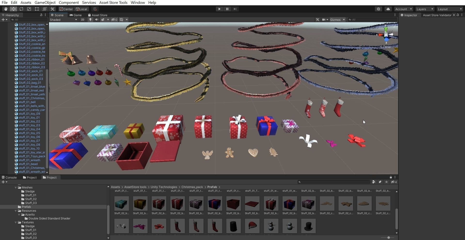 Christmas pack Low-poly 3D model_15