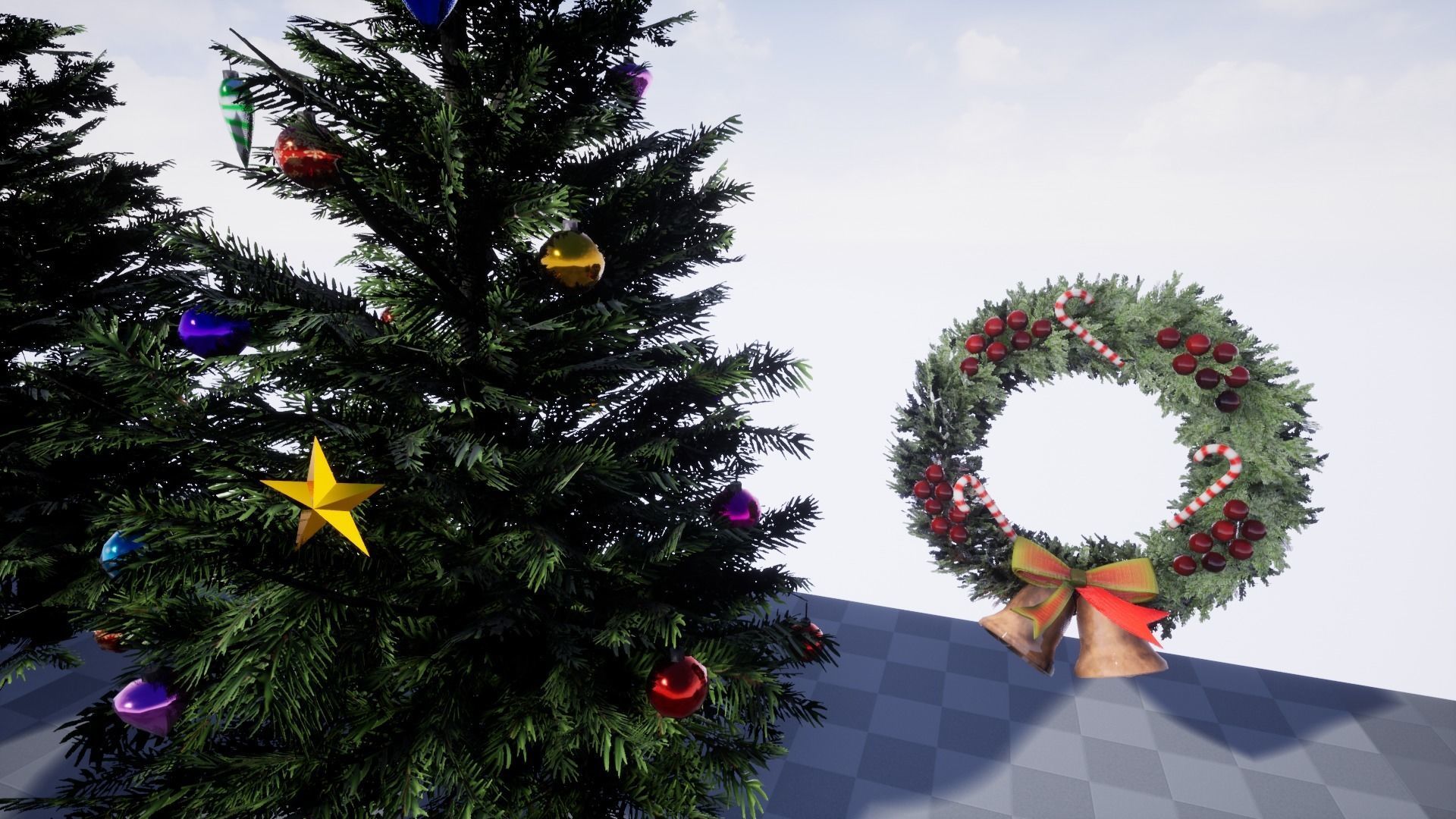 Christmas pack Low-poly 3D model_12