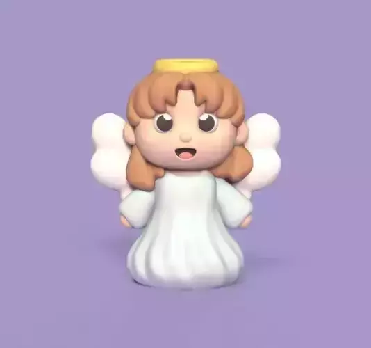 Happy Angel 3D print model Happy Angel 3D print model