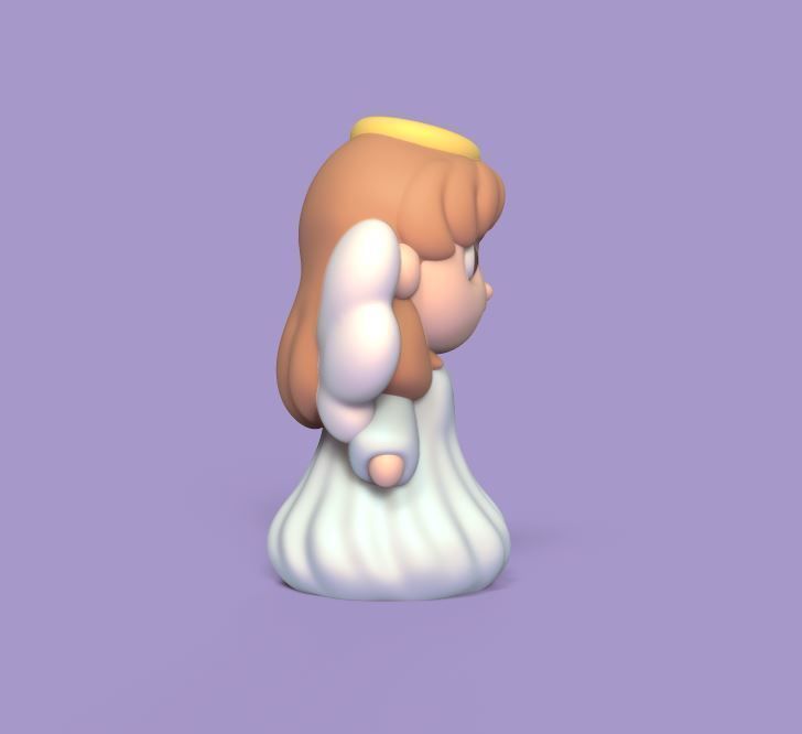 Happy Angel 3D print model_2
