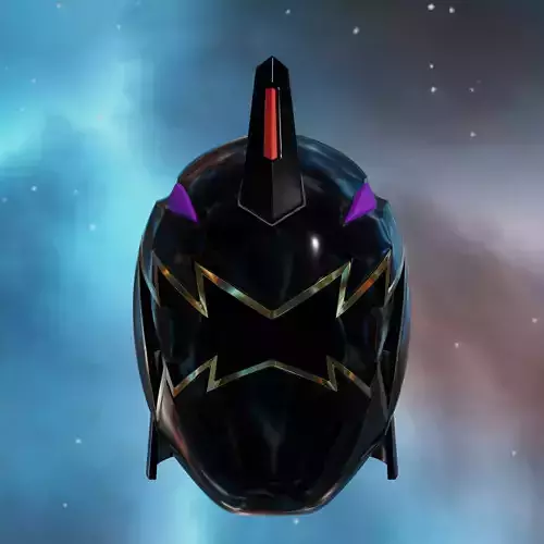 Dino Thunder Black Ranger Helmet 3D print model