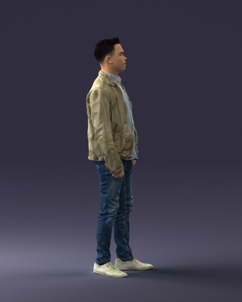 000028 Casual man 0818 3D model_12