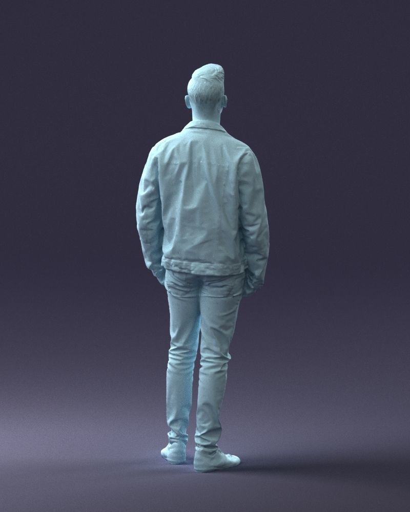 000028 Casual man 0818 3D model_19