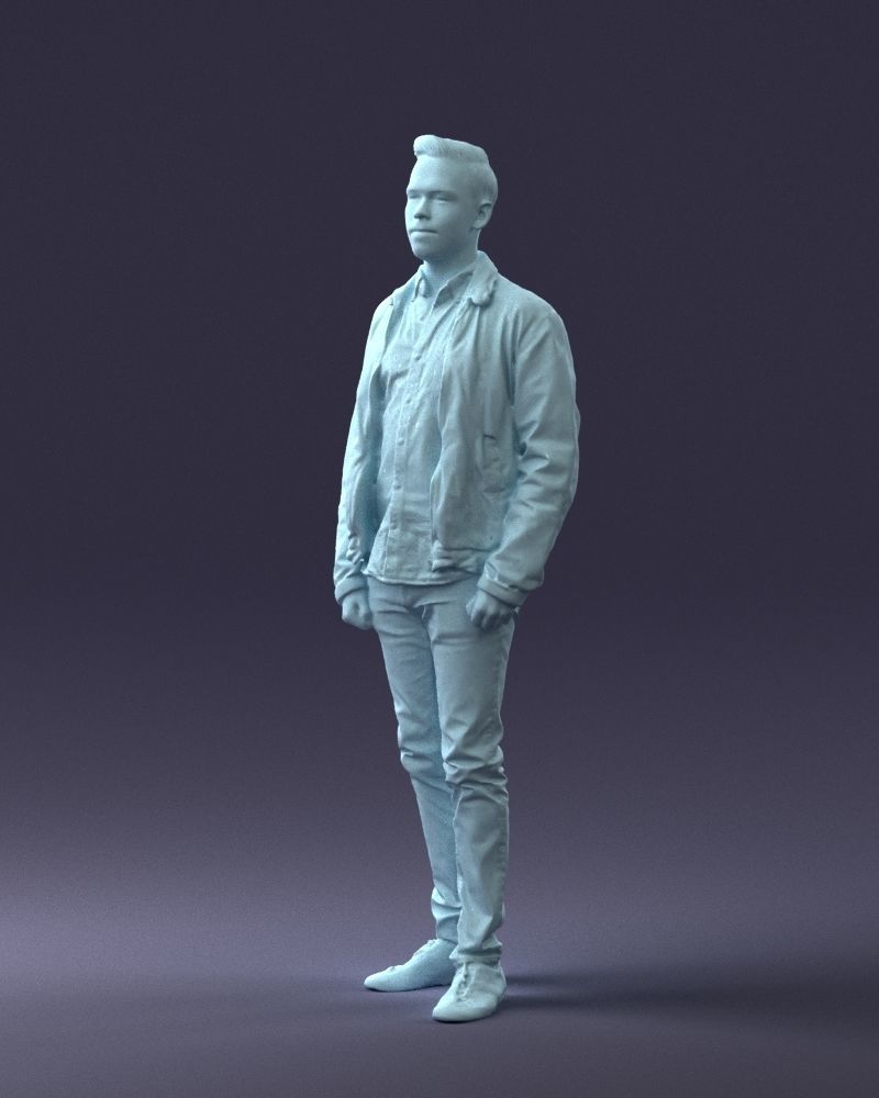 000028 Casual man 0818 3D model_31