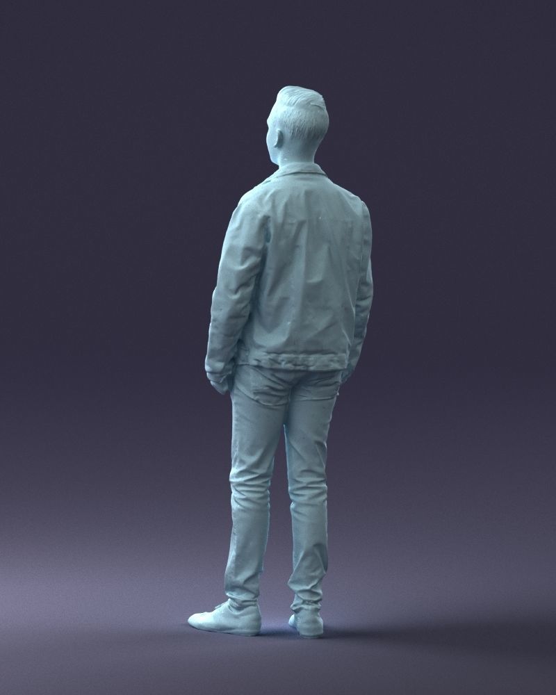 000028 Casual man 0818 3D model_22