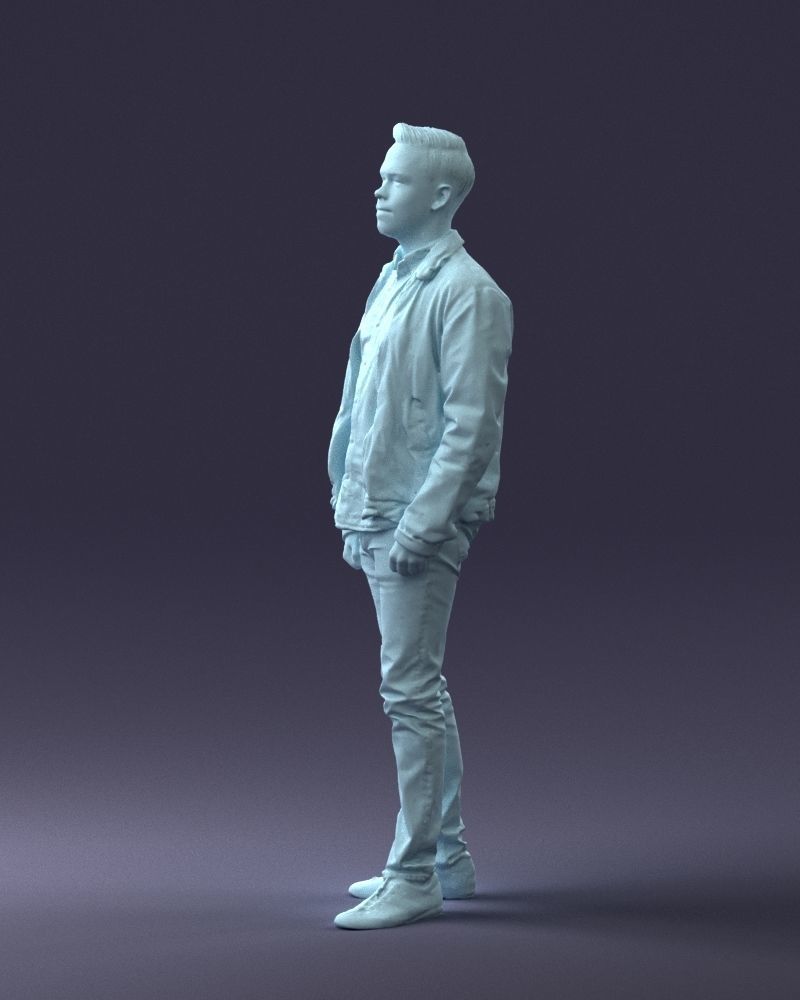 000028 Casual man 0818 3D model_28