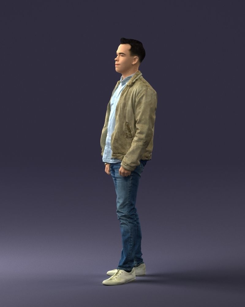 000028 Casual man 0818 3D model_27