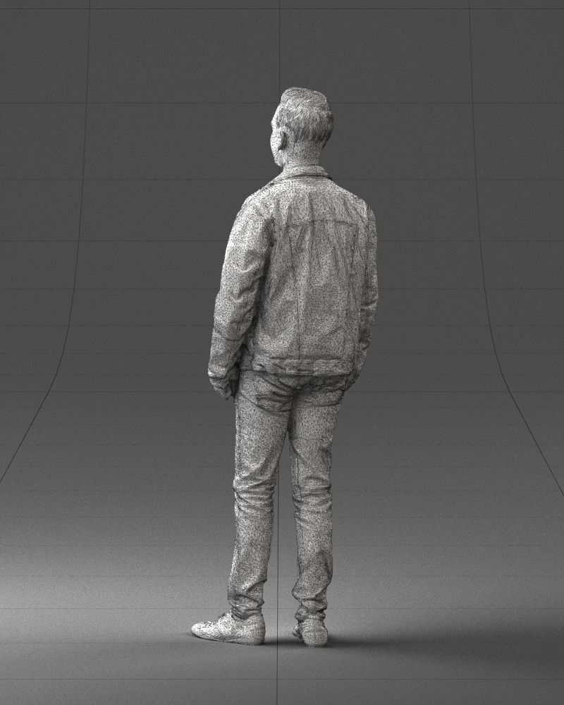 000028 Casual man 0818 3D model_23