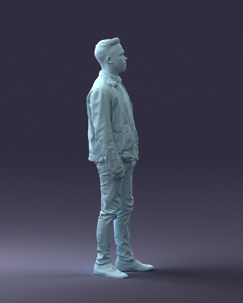 000028 Casual man 0818 3D model_13