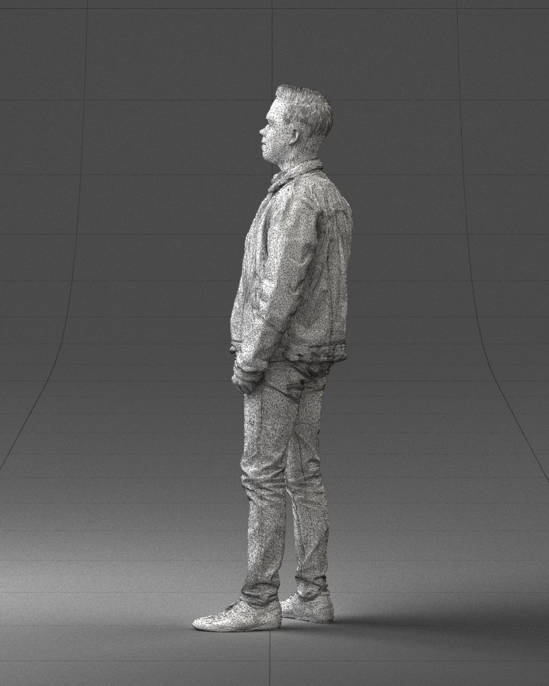 000028 Casual man 0818 3D model_26