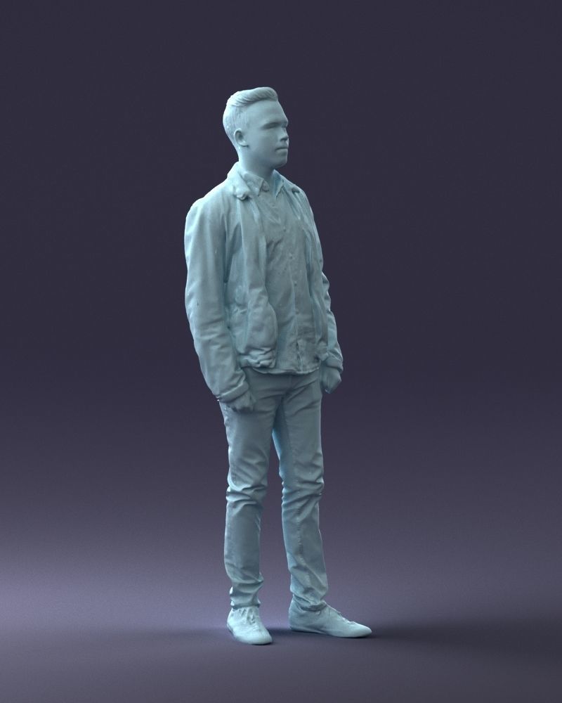 000028 Casual man 0818 3D model_10