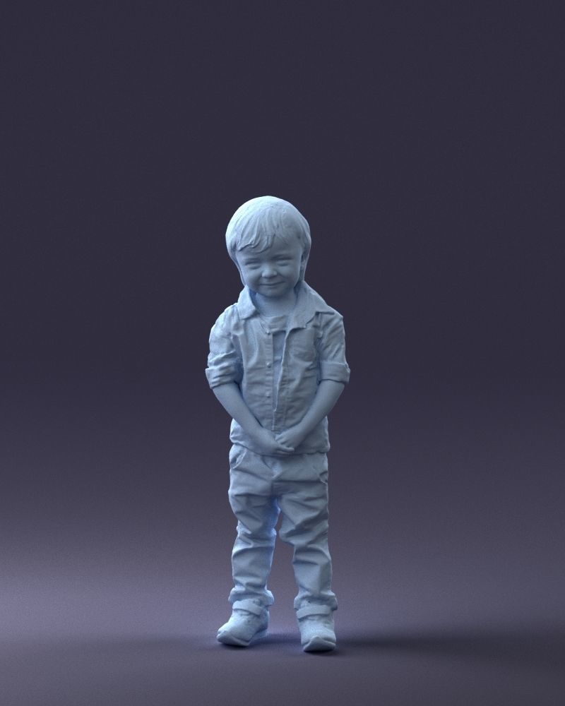 000144 Smiling Young Boy 0702 3D model_34