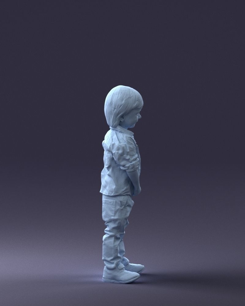 000144 Smiling Young Boy 0702 3D model_13