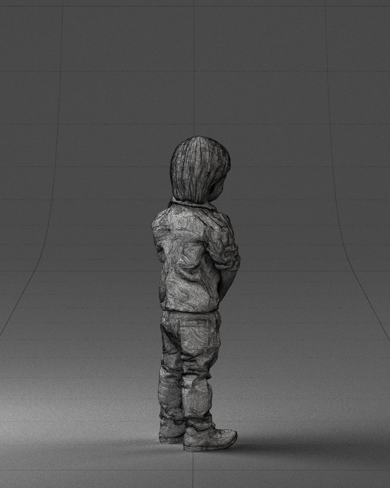 000144 Smiling Young Boy 0702 3D model_17