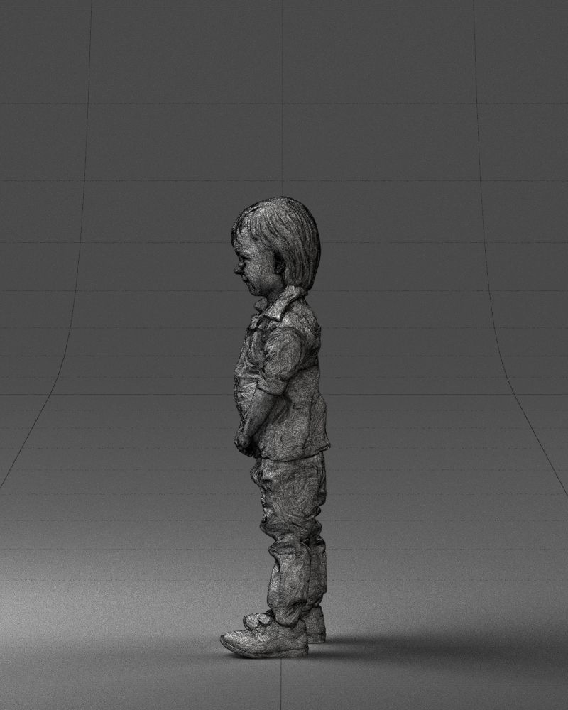 000144 Smiling Young Boy 0702 3D model_26