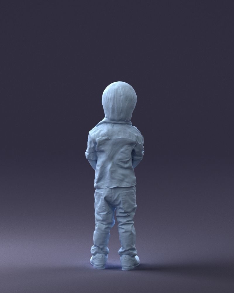 000144 Smiling Young Boy 0702 3D model_19