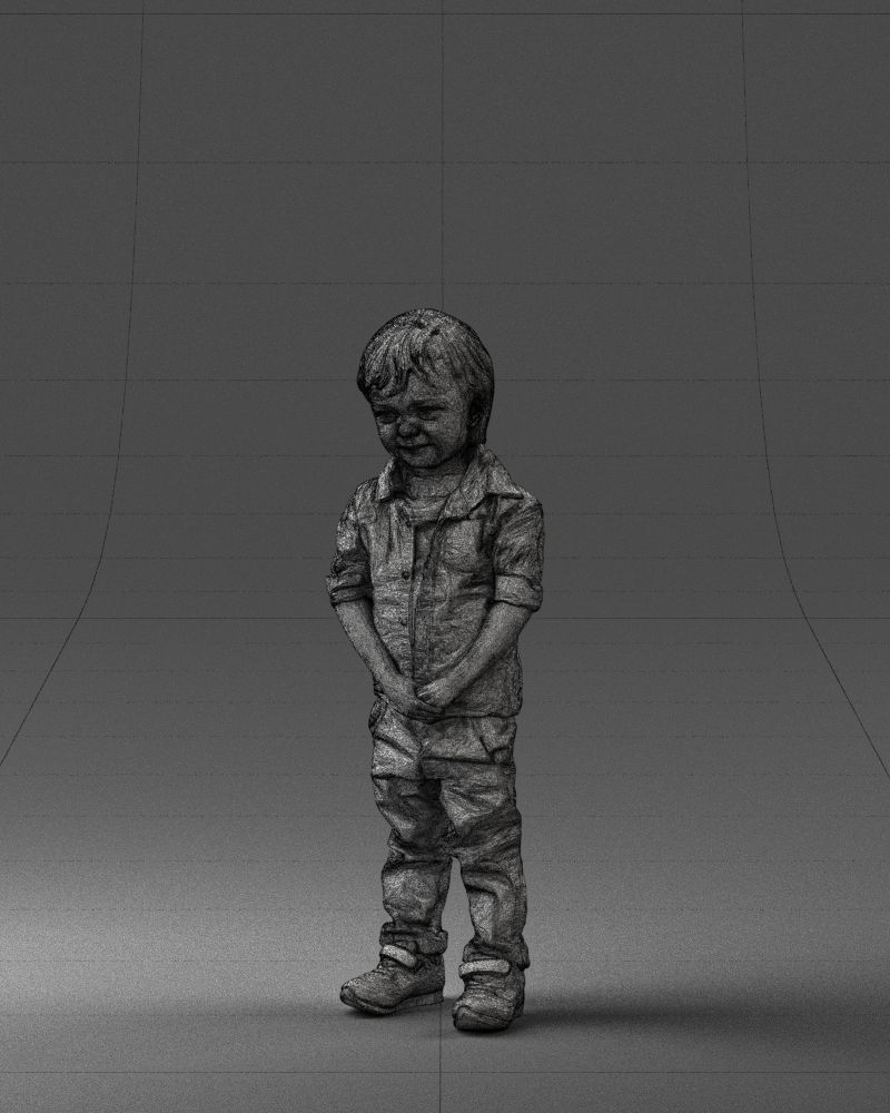 000144 Smiling Young Boy 0702 3D model_32
