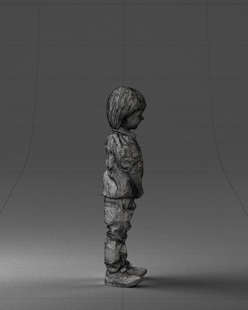 000144 Smiling Young Boy 0702 3D model_14