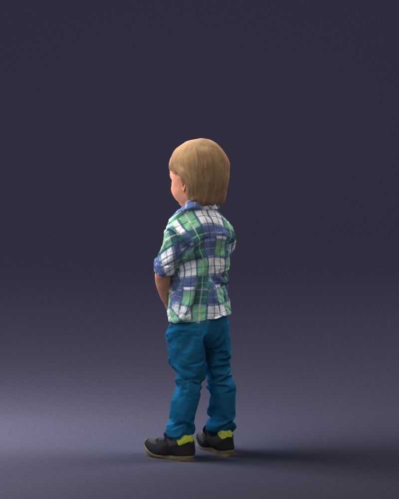 000144 Smiling Young Boy 0702 3dp 3D print model_21
