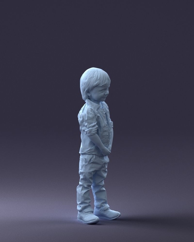 000144 Smiling Young Boy 0702 3dp 3D print model_10