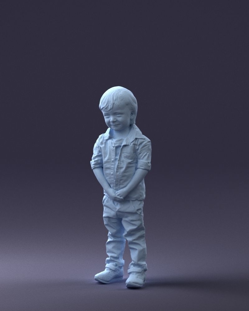 000144 Smiling Young Boy 0702 3dp 3D print model_31