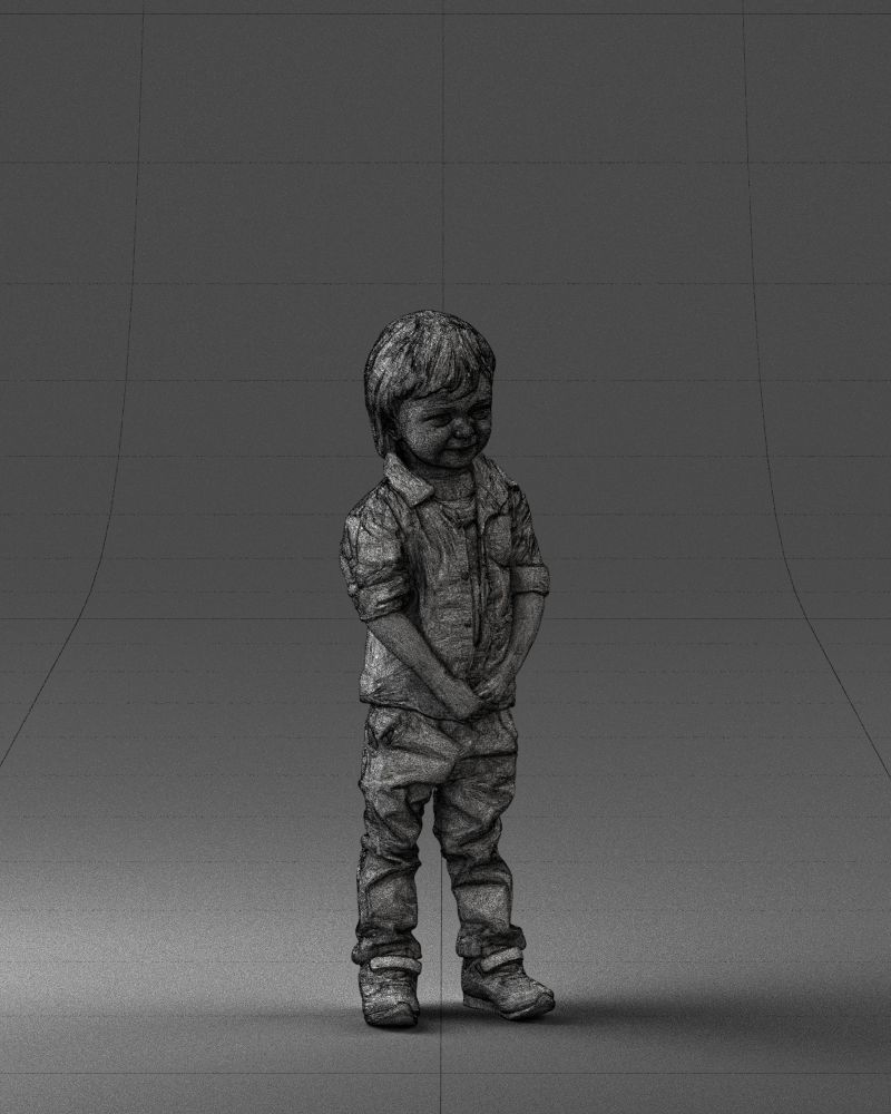 000144 Smiling Young Boy 0702 3dp 3D print model_8