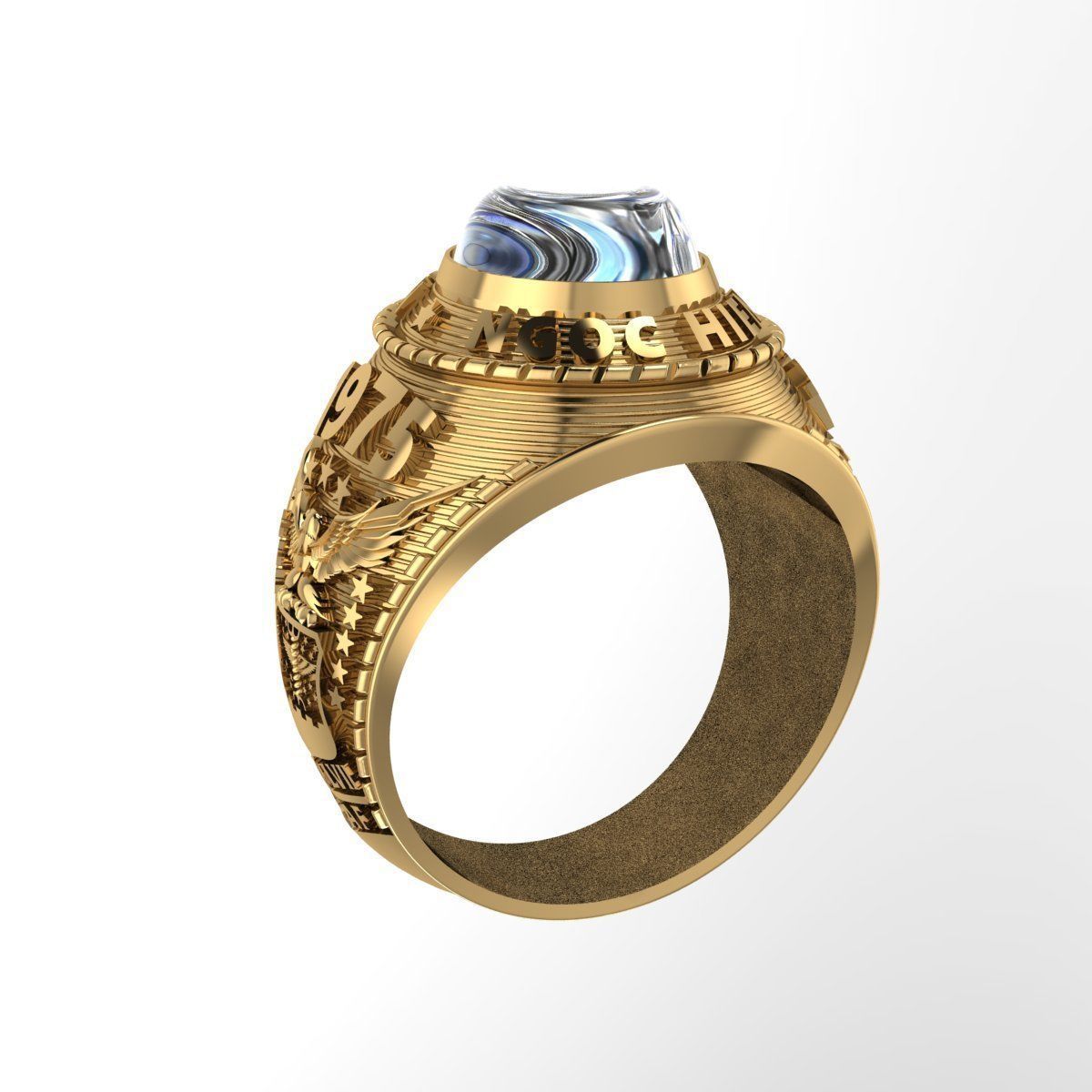 Ring 147  3D print model_6
