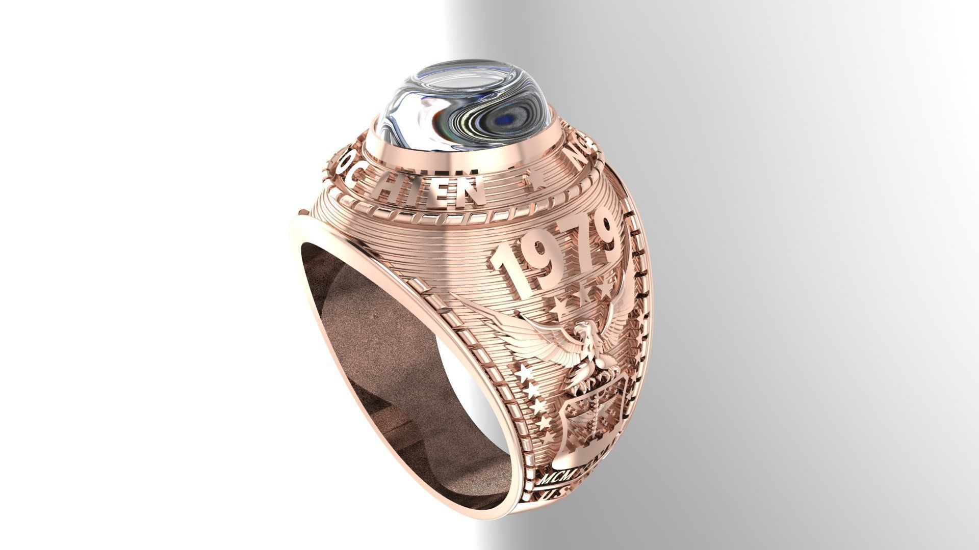 Ring 147  3D print model_8
